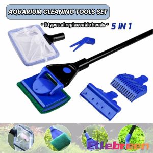 5 In 1 Fish Tank Cleaning Kit: Algaescraper & More