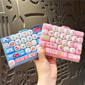 Sanrio | 키캡 클릭커 Keycap Clicker Key Cap Keychain Keyboard Key Caps Stress Releasing Charm Keychain Gifts 26-keycap Giant Keycap Gifts 키캡