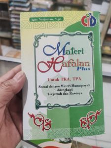 Materi Hafalan atau Materi Hafalan Plus untuk santri TK TPA.