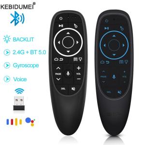 Kebidumei | G10S 2.4G Wireless Air Mouse G10S PRO Voice Remote Control Gyroscope IR Learning G10SPRO BT For Android TV Box