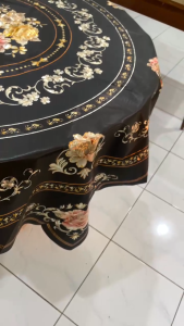 Taplak Meja Tamu Sultan Monary 150x150 cm/ anti air/ anti minyak/ anti kusut/ mudah dibersihkan