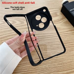 Oppo Find N3 Silicone Case Ultra-Thin Integrated Anti-Fall Full-Coverage Transparent Frosted Foldable Screen Mobile Phone Shell