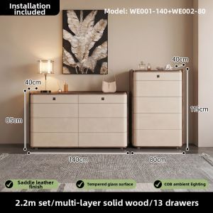 Luxury Minimalist Drawer Chest Cabinet