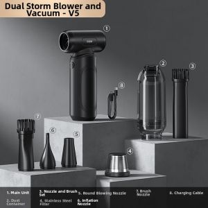 itutn | Wireless Handheld Powerful Car Vacuum Blower