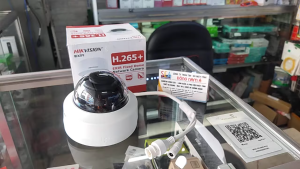 Camera IP HIKVISION Dome có dây 2MP-1080p Vỏ nhựa H.265+ Hồng ngoại 30m PoE - DS-2CD1121G0-I