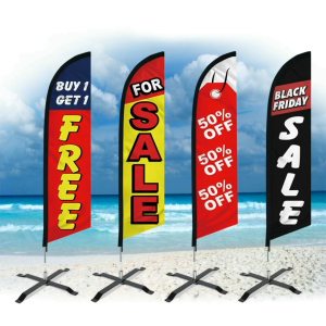Car Wash Promotion Poster Feather Flag Only Flag Without FlagPole Beach Flag Custom Outdoor Advertising Decoration