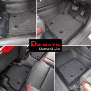 DR.MATS DIAMOND 5D Carpet TOYOTA COROLLA 2005-2018 1 Layer / 2 Layer Car Floor Mat Diamond Lite Series Waterproof Anti-Slip Custom Made Semi Pu Leather Carpet