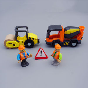Free Shipping Wooden Magnetic Track Vehicle Set