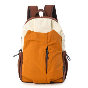 Outdoor Sports Backpack Ultra-light Waterproof Large Capacity Double Shoulder Bag for Men And Women Traveling Trendy Color Block Design