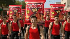 [GÓI LẺ] - MASAN - Mì xào Kokomi 90 hương vị Hải sản cay tê Mì Kokomi 90 Hải sản cay tê Mì Kokomi Đại 90 (90g/gói)