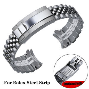 20mm 21mm Jubilee 904 Watchband For Rolex Sub GMT Yacht Daytona Mens Strap Luxury watch chain Mod Parts Replacement Accessories