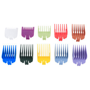 กล่องจัดระเบียบ 8/10 ช่องสำหรับช่างทำผม - วัสดุ ABS คุณภาพพรีเมียม สำหรับเก็บหวี หวีตัดผม หวีจำกัดความยาว  โซลูชั่นจัดเก็บบนโต๊ะทำงาน