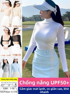 PGM GOLF | Womens Golf Sun Protection White Base Layer Ice Silk T-Shirt
