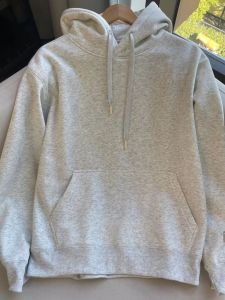 Heavyweight Hoodie Mens Autumn Winter New Loose Fit Solid Color Sport Casual Overhead Jacket Tagkita Cotton Polyester Antibacterial