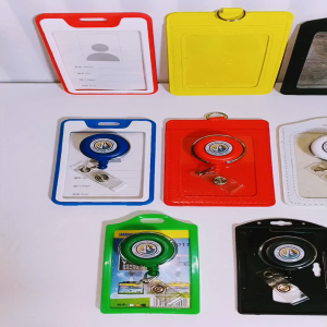 Gantungan Yoyo Id Card Putar Stainless Kementerian Transmigrasi+ Tempat/Holder Id Card