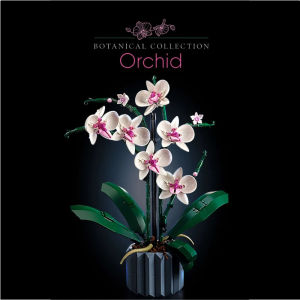 Orchid Flower Bouquet Plant Decor Building Blocks Model 10311 Display Piece For The Home Or Office Birthday And Christmas Gifts