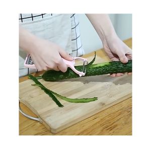 Dao bào vỏ nạo sợi rau củ quả cắt gọt cạo vỏ hoa quả trái cây inox đa năng cầm tay -HAUSE