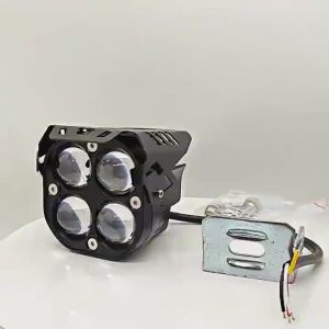 MOFOX D2-1 Laser Gun 80W Motorcycle Mini Driving Light Red Blue Angel Eyes DRL Spotlight High&Low Beam White&Yellow LED Work Light Auxiliary Light For Motorcycle Jeepney Car MDL【Original 24hours delivery】COD