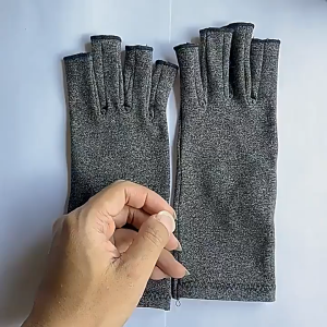 Promax Compression Gloves for Arthritis: Hand and Thumb Support for Women and Men with Carpal Tunnel Rheumatoid and Tendonitis - Fingerless Design