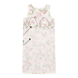 Váy ngủ nữ MiiOW vải cotton không tay mỏng có đệm ngực