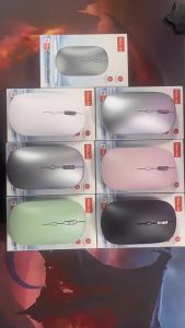 NexusClick Dual Modes Wireless Bluetooth Mouse Rechargeable Silent Ergonomic Mice 2.4GHz USB Receiver for PC iPad Phone Smart TV