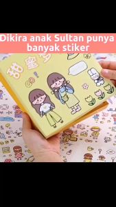 Stiker Aesthetic Lucu Momo Stiker Anti Air Tumblr DIY & Motif Kartun Lucu