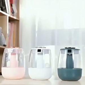 UP·HOME 2.2L Digital Display Portable Air Humidifier 2 LED Light Modes Diffuser Dual Mist Purifier