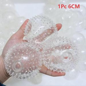 Empty Clear TPU Squeeze Ball Shells With Plug Clear Soft Squeeze Sensory Fidget Toys DIY Filling Stress Relief Relaxation Toys