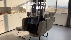 Dog Car Backseat Cover Hammock Seat Cover Waterproof Nonslip Rubber Backing Protector Washable Durable