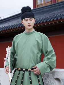 New Tang Dynasty round Neck Robe Hanfu Large Quantity Youth Male Female Elegant Martial Arts Style Non Ancient Costume