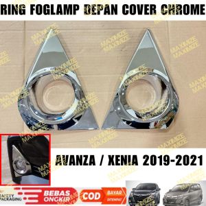 Cover Ring Foglamp Avanza Xenia 2019 2020 2021 Chrome