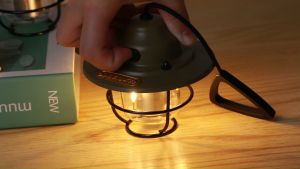 🚚3 Days Arrive🚚 Retro Lantern Chandeliers Camping Light Lampu LED Camping Lamp 1200mAh Retro Hanging Tent Lamp 2700K/6500K Emergency Light Lantern IPX4 Waterproof Type C Charging for Outdoor 户外野营灯