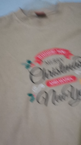 Christmas and New Year T-shirt for Family Sets Mother Father and Kids Sizes Soft and Durable Cotton