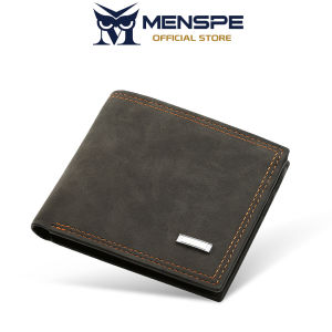 MENSPE Wallet Fashion Mens Wallet Men Short Wallet Soft PU Wallet Foldable Wallet Frosted wallet Vintage Wallet Zipper Wallet Business Wallets Multi-card Pocket Wallet ID Credit Cards Holders Purse