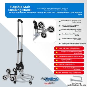 Stair Climbing Foldable Trolley