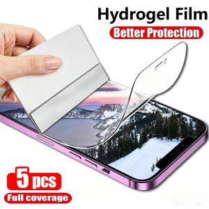 TAOYUNXI | 5Pcs Hydrogel Film Screen Protector For Samsung S25 S26 Ultra S24 Plus S23 FE S21 S20 Note20 Ultra High Definition Anti-Scratch