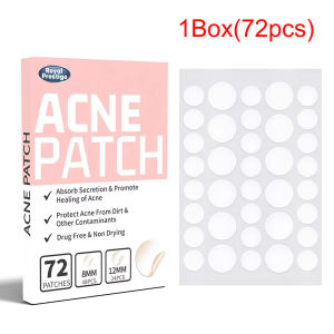 72/144pcs Invisible Acne Patches Pimple Anti-Acne Hydrocolloid Patches Waterproof Spots Marks Concealer Repair Sticker Skin Care