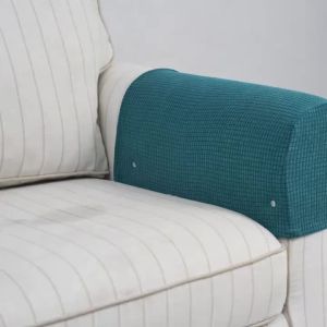 2 Cái/bộ Đồng Màu Cực Trang Sofa Tay Bao Chống Bẩn Co Giãn Ghế Bành Bảo Vệ Nội Thất Trang Trí Nhà Cửa