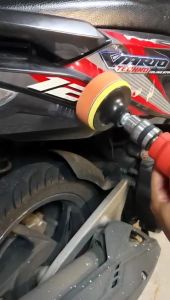Busa Poles 5 Inch Alat Poles Body Motor Mobil Compound Wax Detailing Mengkilapkan Universal 10 PCS - Polisher Machine - Mesin Polisher - Alat Poles Mobil - Busa Poles Mobil