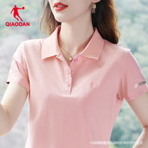  Womens Short Sleeve Polo Shirt Breathable Quick Dry Moisture Wicking Sportswear Casual Fashion Neutral Style Polyester Fiber