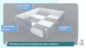 Adjustable Bumperbed GEKOBEBE - Single Size