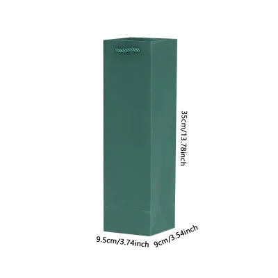 5/10/15/20pcs Wine Gift Bags Drawstring Bag Packs With HandlesLeak-ProofKraft PaperReusableTravel-Friendly for Christmas