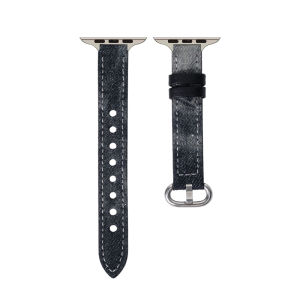 Retro Gradient Denim Canvas Apple Watch Band Ultra2 Smart Sport iWatch8/se Autumn Winter Fashion 11 Band for Apple Watch