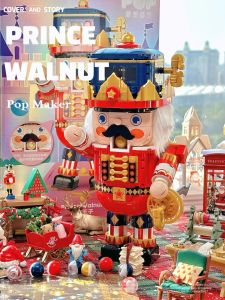 Nuts Cracker Toy Figure Creative Birthday Gift for Boyfriend Best Friend Suitable for Christmas Nordic Style Plastic Material