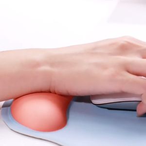 Multi-Warna Bantalan Mouse Tangan Silikon Alas Tangan Mouse Anti Slip Wrist Rest Ergonomis