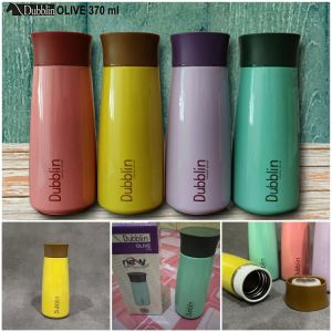 Tumbler Dubblin Olive 370ml Stainless Steel Tumblr Termos Air Panas dan Dingin