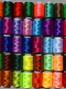 Hand Embroidery Silk Thread Cross Stitch Shoe Insoles Tassel Ice Silk Thread Winding Flower Thread Tassel Home Fabric