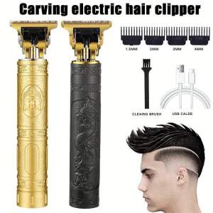 【ECERAN】MEDAN COD Mesin Cukur Jenggot Murah / Alat Cukur Jenggot/Mesin Cukur Rambut Listrik/USB Rechargeable Razor/naga T9 Vintage Alat Mesin Cukur / Alat Penata Rambut Untuk Pria / Alat Cukur Rambut Profesional Hair Clipper Vintage