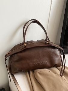 กระเป๋าสะพายข้างหนัง PU สไตล์ย้อนยุคสำหรับผู้หญิง กระเป๋าสะพายข้างสุดเก๋ กระเป๋าถือแฟชั่นฤดูใบไม้ร่วง กระเป๋าสะพายข้างอเนกประสงค์