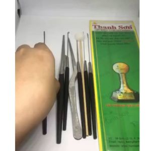 [HÀNG CÓ SẴN]Bộ dụng cụ móc ráy tai bộ 8 món tiện dụng-Móc ráy tai bộ